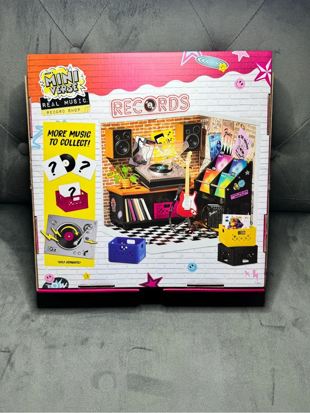 MGA’S MiniVerse Real Music Records Playset